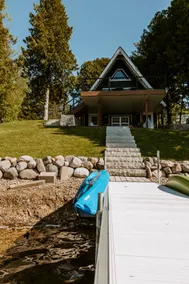 Lakeside A-Frame Retreat on Jordan Lake - Image 4