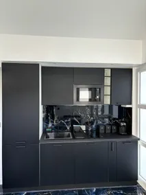 Elegant Jacuzzi Suite • Black & Blue Decor • Sleeps 2 - Image 5
