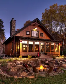 Modern Rustic Cabin-Includes Pontoon Boat & Sunsets on Fantastic Lakeside Porch! - Image 2