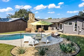 Cozy Updated Home Backyard Patio Fireplace & Pool - Image 2