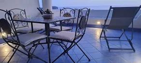 The veranda overlooking the sea - apt/ p1-Vulcano - Image 3
