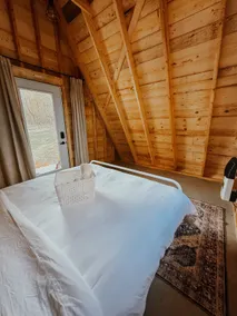 Rustic off-grid A-frame cabin - Image 5