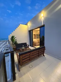 Sea View 1BR with Rooftop & Game Table 22A - Image 5