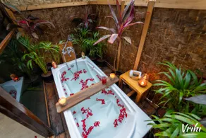 Romantic A-Frame Villa :Aabha|Lux Open-Air Bathtub - Image 4