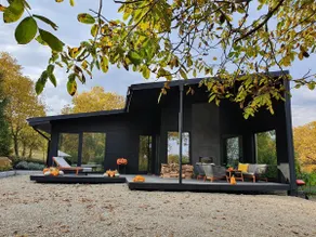 Black Walnut House with indoor outdoor fireplace - Image 2