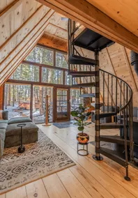 Mountain A-Frame Getaway | Game Room + Hot Tub - Image 2