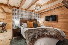 Mountain A-Frame Getaway | Game Room + Hot Tub - Image 4