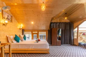 Jacuzzi with Valley view, Jibhi | Duplex chalet - Image 4
