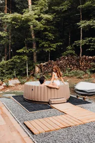 Luxe A-Frame Cabin | Fire Pit, Spa & Nature Escape - Image 5