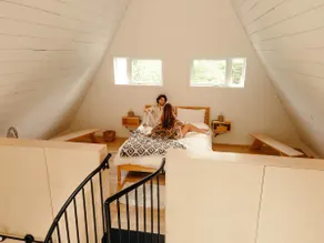 Luxe A-Frame Cabin | Fire Pit, Spa & Nature Escape - Image 2
