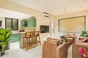 Iris-1BHK Candolim with infinity Pool by Limestays - Image 5