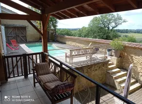 Gascon house, pool, and superb Pyrenees views - Image 2