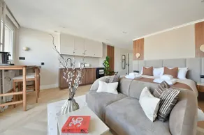Eiffel Tower View | Elegant Studio Balcony + A/C - Image 2