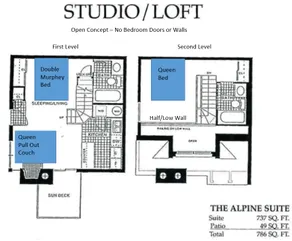 Blue Mountain 2 Story Studio Loft - Image 4