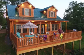 Toledo Bend Log Cabin - brandneu, Lakefront - beobachten Sie Sonnenuntergänge über 3 Meilen - Image 3