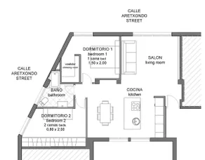 Modern Apt in Algorta Old Port, Steps to Beach - Image 4