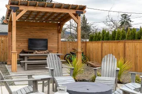 Backyard Oasis: 3BR Home w Firepit, Patio, BBQ - Image 3
