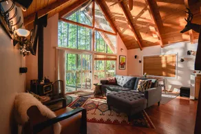 Lake-front A-Frame Cabin (1 bed + Loft) - Image 3
