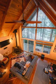 Lake-front A-Frame Cabin (1 bed + Loft) - Image 4