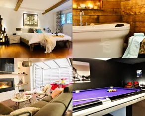 Pool, Hot tub & Fun vintage family room in Quebec - Image 3