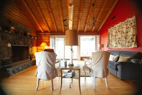 Catskills Log Home With Fireplace & Outdoor Sauna - Image 4