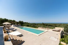 Lyxvilla med havsutsikt - privat saltvatten pool, pizzaugn, wifi, concierge - Image 4