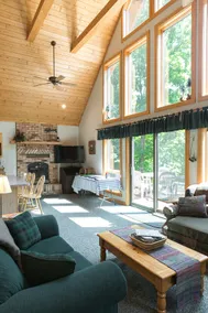Sullivan Lake AFrame - Free Pontoon, Outdoor Sauna and Hot Tub included! - Image 3