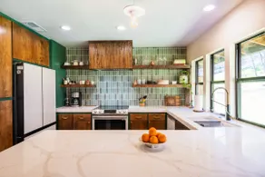 Modern house chefs kitchen hot-tub outdoor oasisEV - Image 2