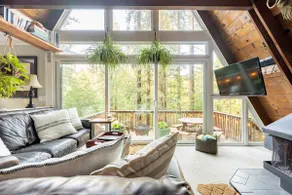 Dreamy Redwoods AFrame+fireplace+tub for 2+dogs - Image 3