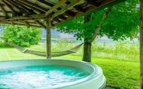 Cabin with spectacular views, creek, & hot tub - Image 3