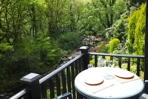 Stunning 3 bedroom lodge overlooking the West Lyn River. - Image 3