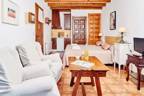 Studio with open fire and patio in Segura - Image 5