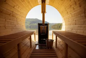 Cabin 8, close to the beach, sauna, and outdoor kitchen. - Image 4