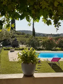Stehendes Haus im privaten Luft umzäunten Hof-Pool Provence - Image 2