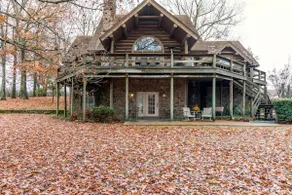 Log Cabin with Covered Bridge - Image 2
