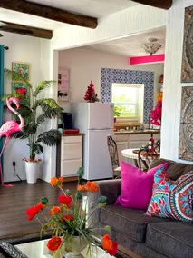 The Pink Casa Pet Friendly with Pool & Firepit - Image 4