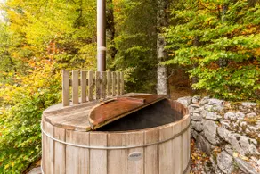 Cosy Chalet in the forest with Wood Fired Hot Tub - Image 2