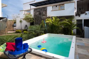 Private pool, tub, terrace, chimney, king bed - Image 2