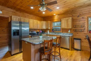 Convenient Log Home: View, Hot Tub, Water Feature! - Image 5