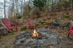 Convenient Log Home: View, Hot Tub, Water Feature! - Image 4