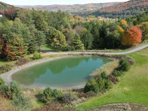 Remote, pond view log home, fully loaded, sleeps 6 - Image 2