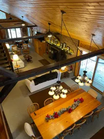 Two Lakes Lodge - Large Cozy Cabin on 2 Lakes with Private Beach and 10 acres! - Image 3