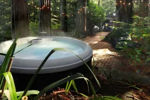 SPRiNGHiLL Escape to Redwoods Hot Tub Near Wine - Image 2