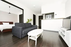 Sun Court Hon-dori Garden Hills, apartment with double bed and sofa bed sun-hd1002 - Image 4