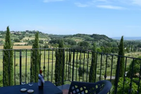 Terrace among Tuscan hills, Country house .U. - Image 2