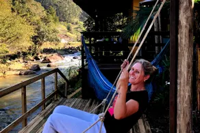 Café no Bule House - feet in the waterfall - Image 5
