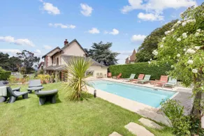 Beautiful Villa with Heated Pool Sauna Sea view 2 min to beach, 8 pers. - Image 2