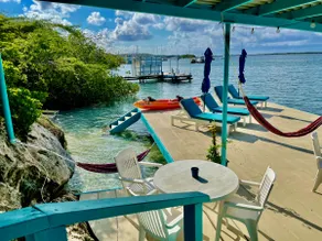 Oceanfront 1-BDR Condo: King-Bed|Pool|Full-Kitchen|Sofa-Bed|Mini-Beach|Dock - Image 2