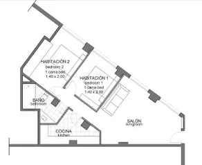 Apt in Neguri, 5 min from the beach & metro - Image 5