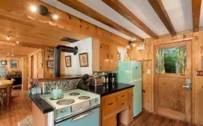 Cozy Riverfront Cabin w/Fireplace + Mountain Views - Image 5